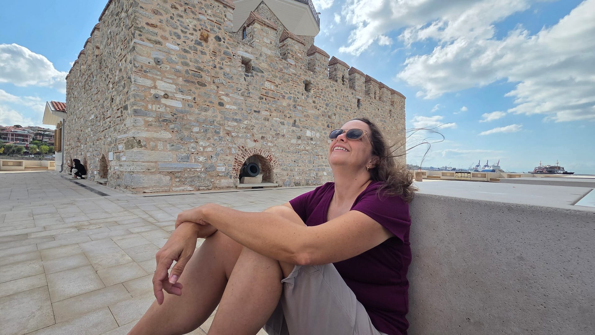 Soaking Up the View and the Breeze at Maidens Tower