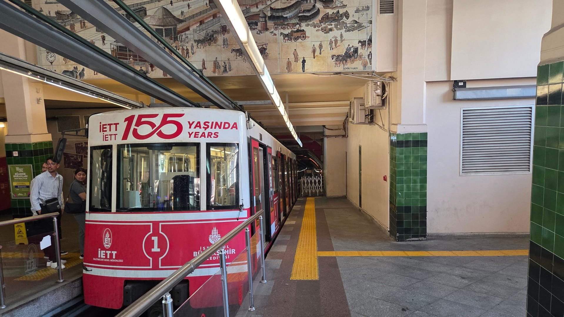 Funicular at Tünel in Galata