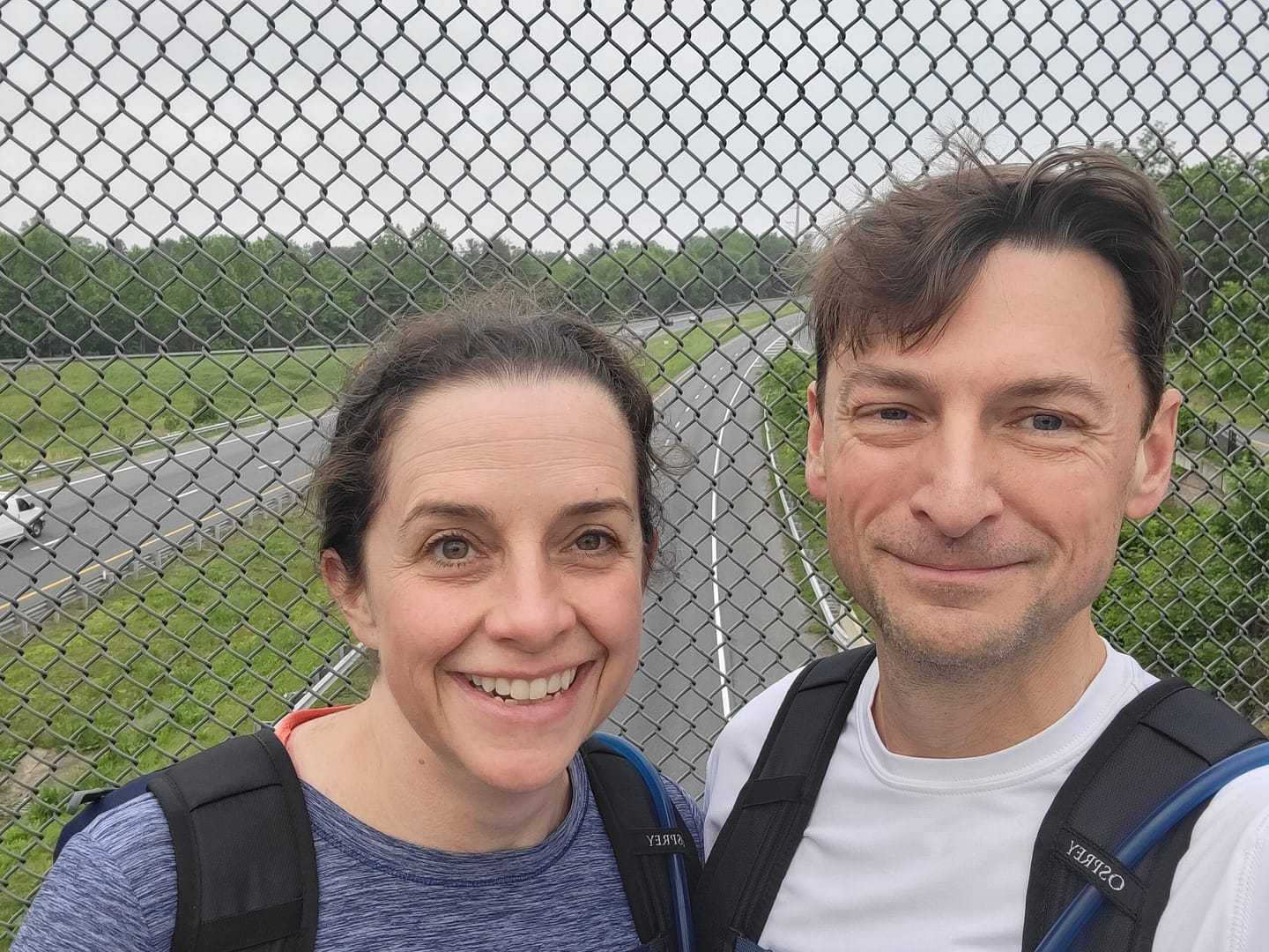 Walking the W&OD over Rt 7 in Paeonian Springs VA