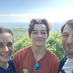 Family Selfie at North Frederick Viewpoint