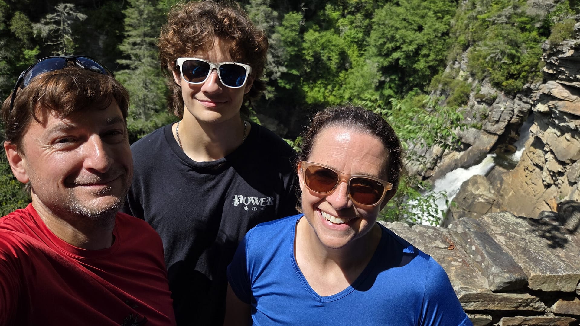 Coley Family at Linville Falls Overlook