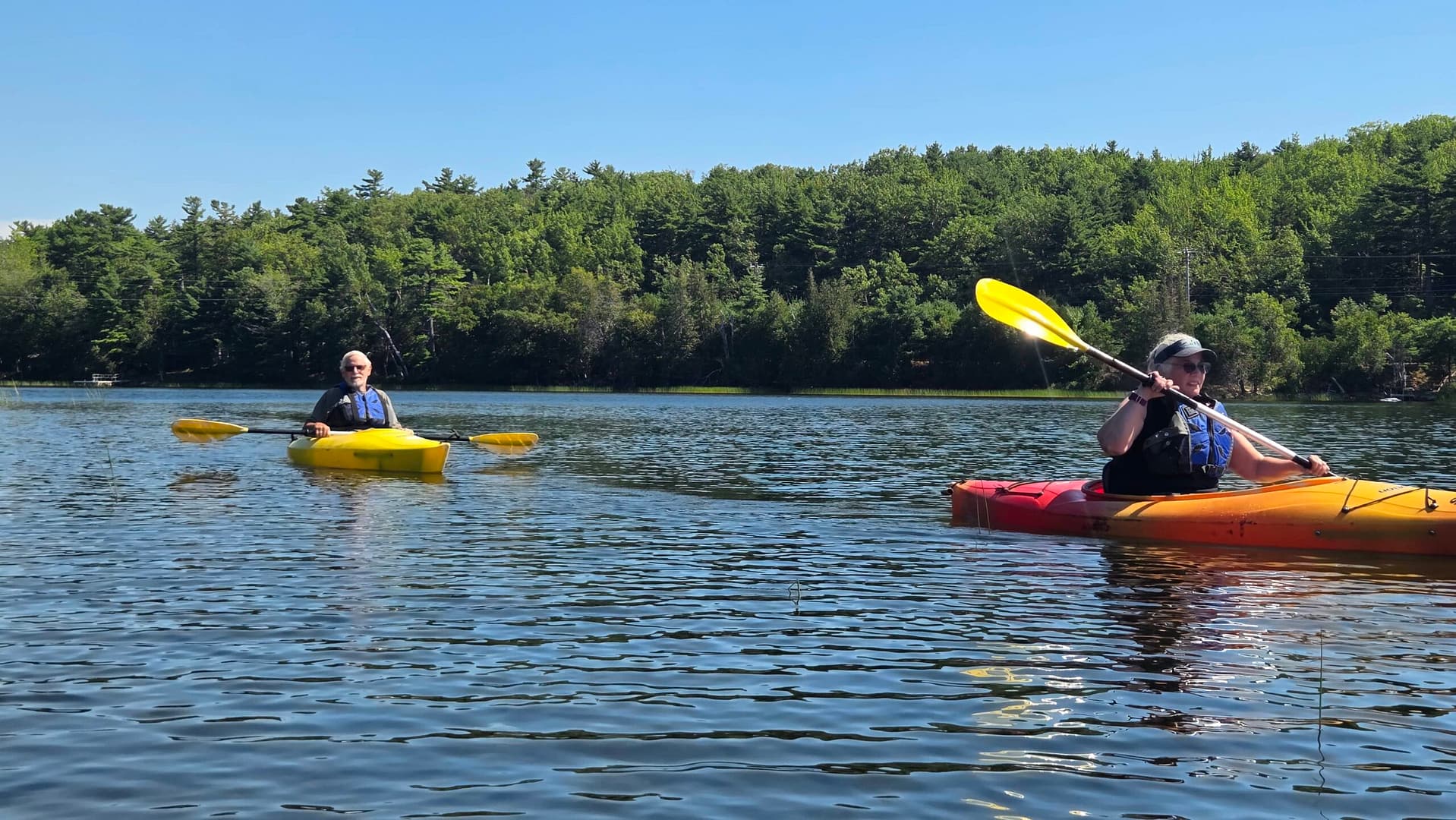 Kayaking on Echo Lake