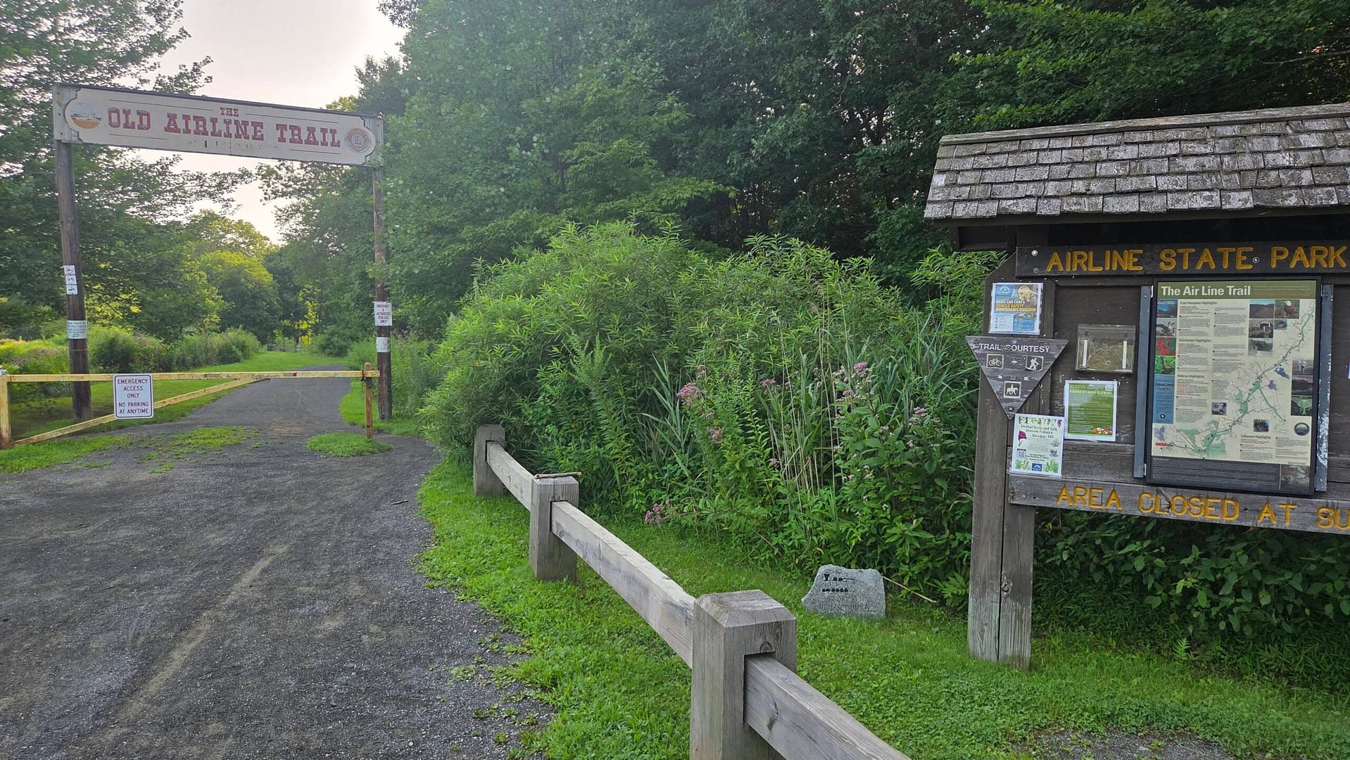Airline Trailhead East Hampton Connecticut