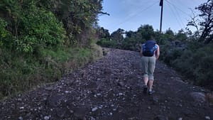 First Light on Hiking Volcan Baru