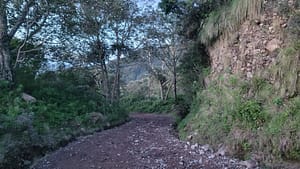 Early View of Volcan Baru Road