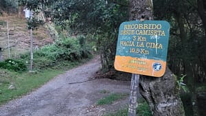 Volcan Baru trail at 3 km