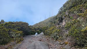 Approaching the Summit of Volcan Baru