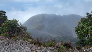 Approaching the Summit of Volcan Baru