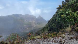 Approaching the Summit of Volcan Baru