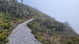 Summit Trail to the Cross on Volcan Baru