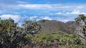 View of the Pacific Ocean from Volcan Baru