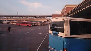 Departing Albrook Station Panama City at 6 AM