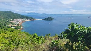 View from Cerra de la Cruz on Taboga Island