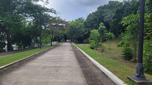 Walkway from Biomuseo along Historic Fort Amador