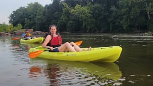 Hillary just above Minnehaha island on the Pototmac.