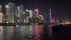 Night Cruise - Looking south towards the New Bund