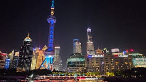 Night Cruise on the Huangpu looking at the New Bund