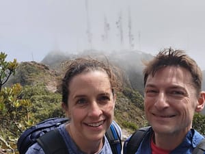 Selfie from the Bottom of the Climb to the Cross