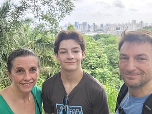 Family Selfie over Panama City