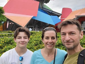 Family Selfie at the Biomuseo Panama City