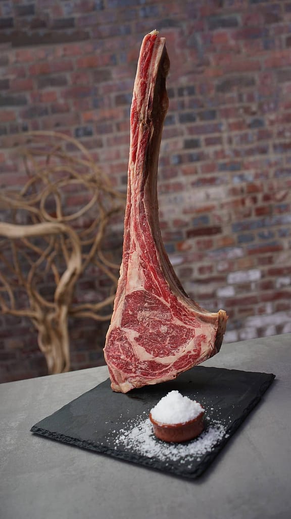 We wouldn't actually buy a tomahawk steak due to ridiculous price but I wouldn't say no if offered.