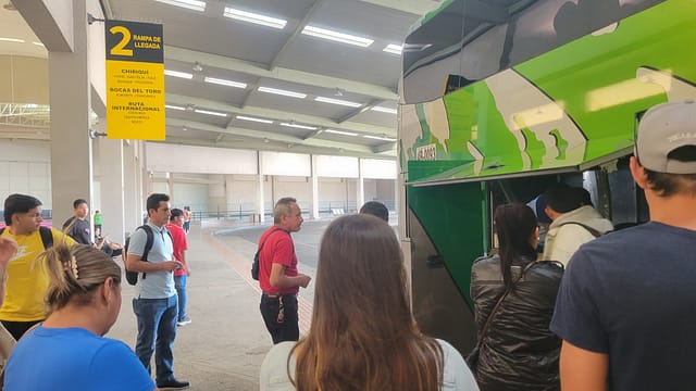 Collecting Baggage from Under the Bus in Panama