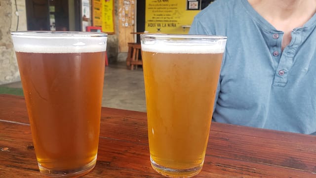 Coconut Pilsner and Hoppy Pale Ale from Boquete Brewing Company