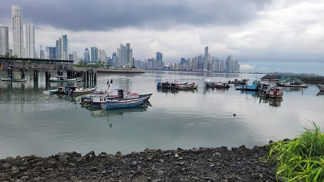 Panama City from Mercado de Marisco