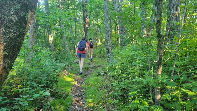 Training Hike With Weighted Backpacks