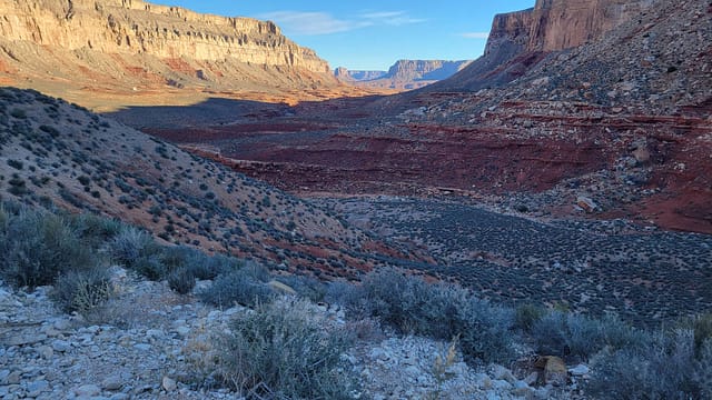 Sunrise Late March 2024 leaving Hill Top to Supai