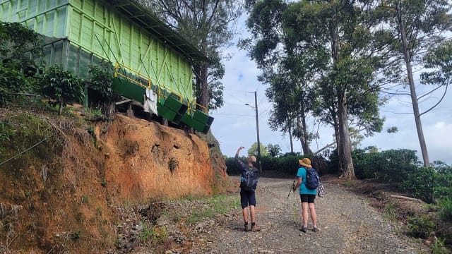 Coffee Loading Facility Outside San Gabriel