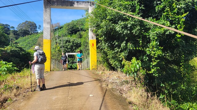 Crossing Rio Pirris at Salado