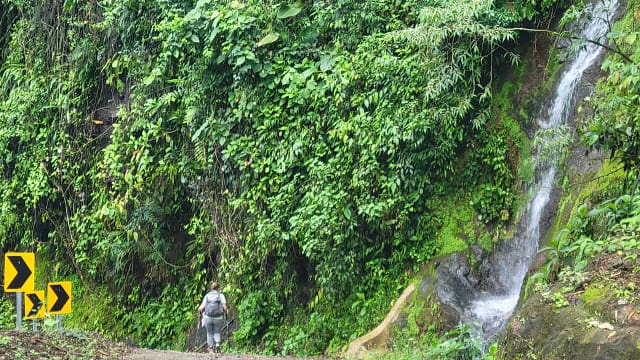 Waterfall Along Calle Esquipulas