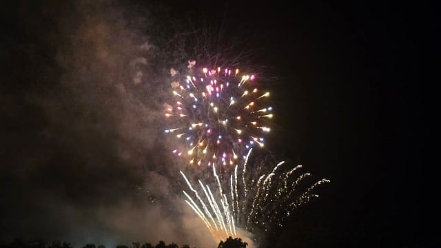Fireworks over St Marks Florida