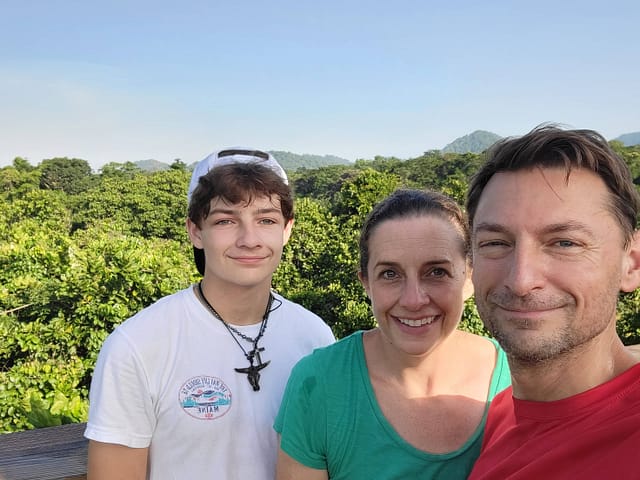 Atop the Tower at the Rainforest Discovery Center