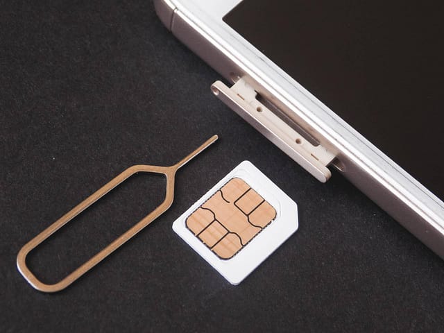 SIM Card and Cell Phone