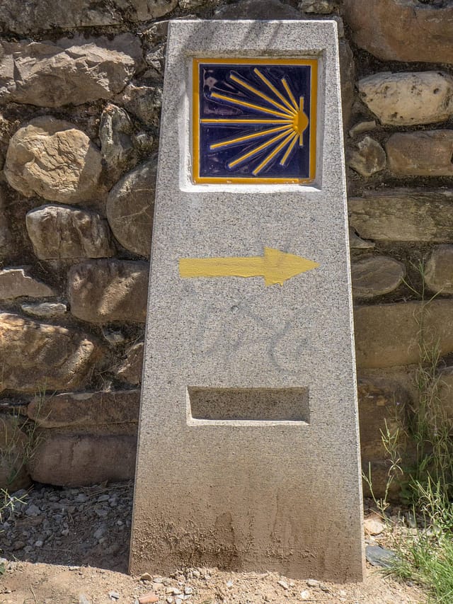 Camino de Santiago Signpost