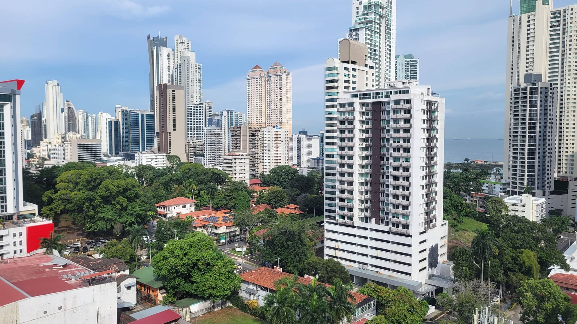 View from Our Airbnb in Bella Vista - Panama City