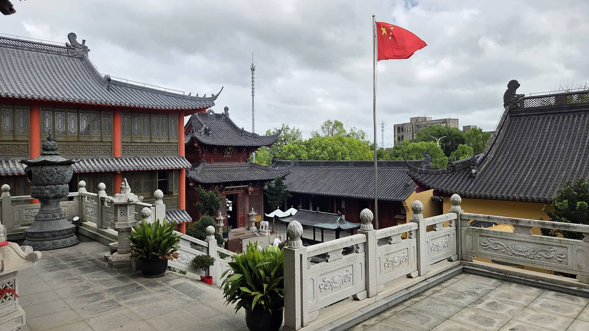 Nanshan Temple, Xinchang Ancient Town, Shanghai, China